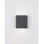 Black Integrated LED Outdoor Flush Mount