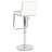 Barber Swivel Upholstered Adjustable Height Counter Stool with Metal Frame-132814421