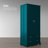 Freestanding Wooden Wardrobe Armoire with 2 Drawers-563725903