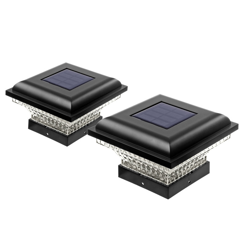 Paquet de 2 plafonniers de poteau - Noir