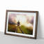Steam Train upon the Tracks - Picture Frame Painting Print on MDF-55730809-55730804