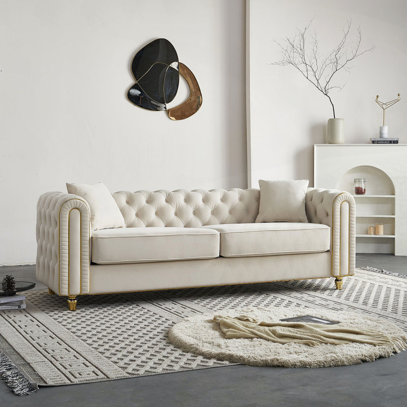 Canapé 86 po, Beige