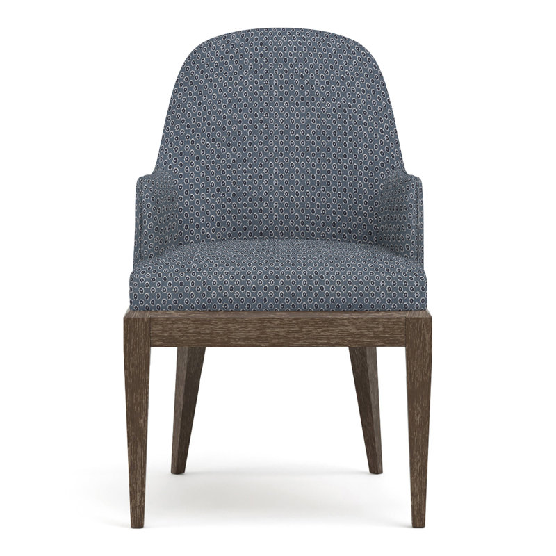Maidstone Upholstered Arm Chair, Pier, Perigold Rise Indigo