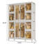 Organisateur de rangement portatif pour garde-robe pour vêtements avec 12 portes magnétiques et 12 cubes, idéal pour le rangement de vêtements pour enfants et divers articles