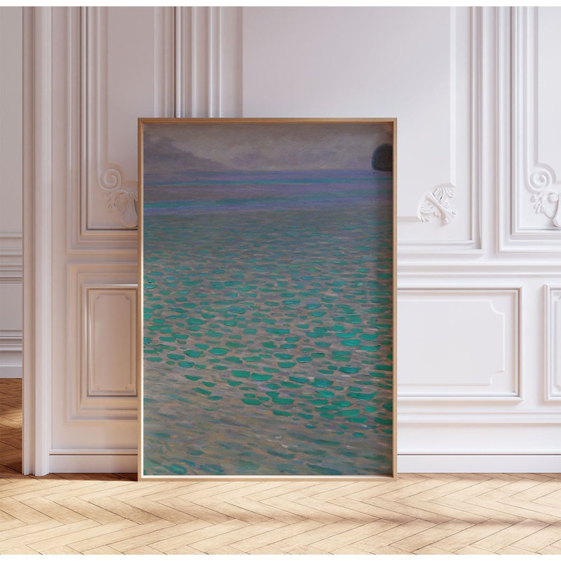 On Lake Attersee by Gustav Klimt - No Frame Print, 21cm H x 14cm W