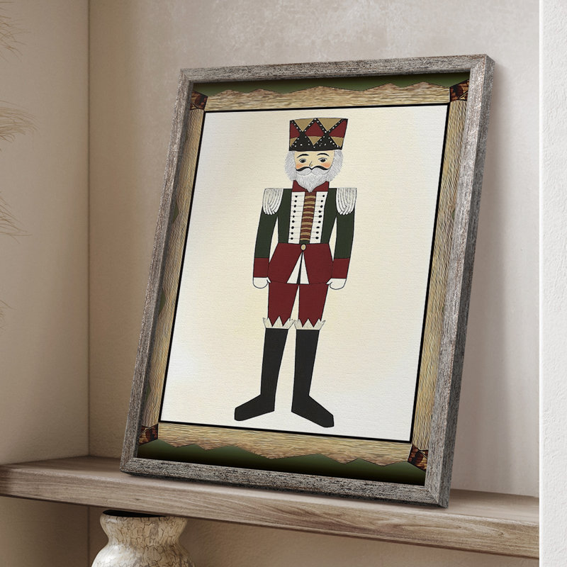 «Christmas Holiday Art CXII», reproduction encadrée - bois massif, H 11 po x l 9 po