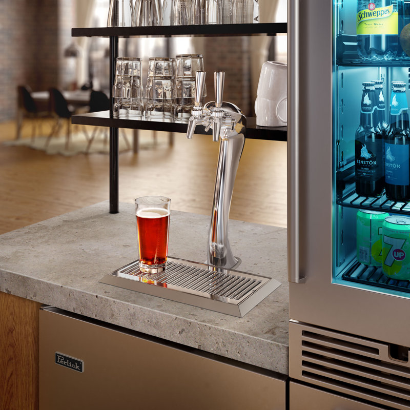5.2 cu. ft. C-Series Panel Ready Dual Tap Beer Dispenser, Left