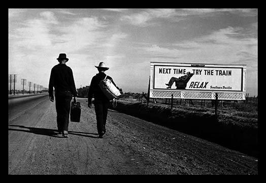 Vers los angeles-reproduction de photo, H 20 po x l 30 po x P 1,5 po