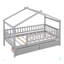 Lit simple en bois avec deux tiroirs-1173772100