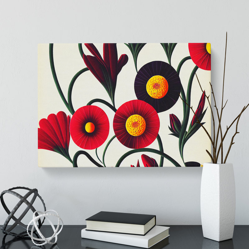 Precious Flowers - Wrapped Canvas, 35cm H x 50cm W x 3cm D