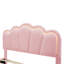 Ensemble de chambre à coucher 2 pièces, lit plateforme tapissier avec repose-pieds DEL-186294659-186294656