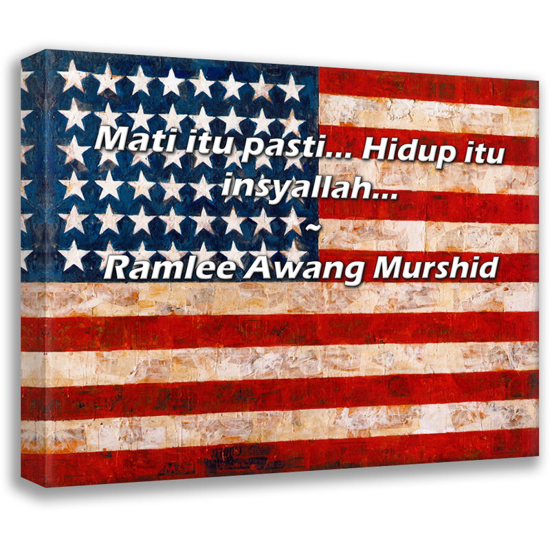 «Artsy Quote» par Ramlee Awang Murshid, toile tendue avec châssis