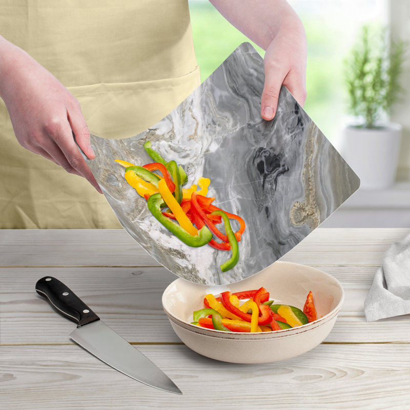 Chop Chop Quartz 1 Pack Designer Flexible Cutting Mat 15 Inch By 11.5 Inch