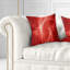 Éclairage lumineux sur un ciel rouge - coussin à imprimé floral-30718815-30718811