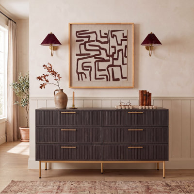Starns 63.1'' W 6 - Drawer Dresser