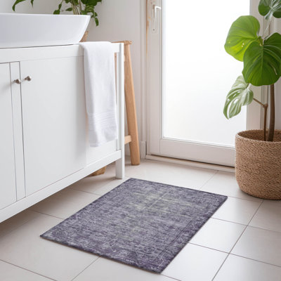 Machine Washable Indoor/Outdoor Christain ACN1228 Rug