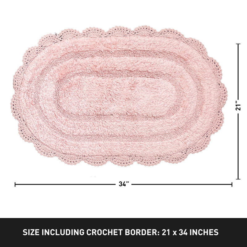 Casanova Non-Slip, 34" L x 21" W, Pink