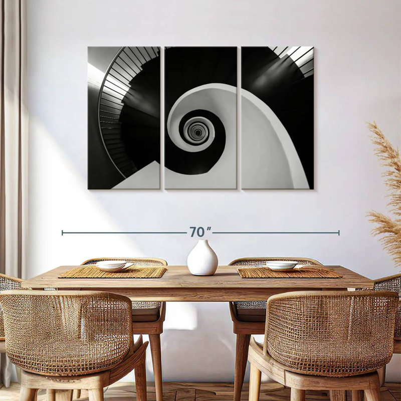 Lilie Yin Yang Staircase, 36" H x 57" W