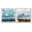 Mouette sur le quai I - décoration murale oiseau - art mural moderne 2 pièces-1698572169-1698572175-1698572170