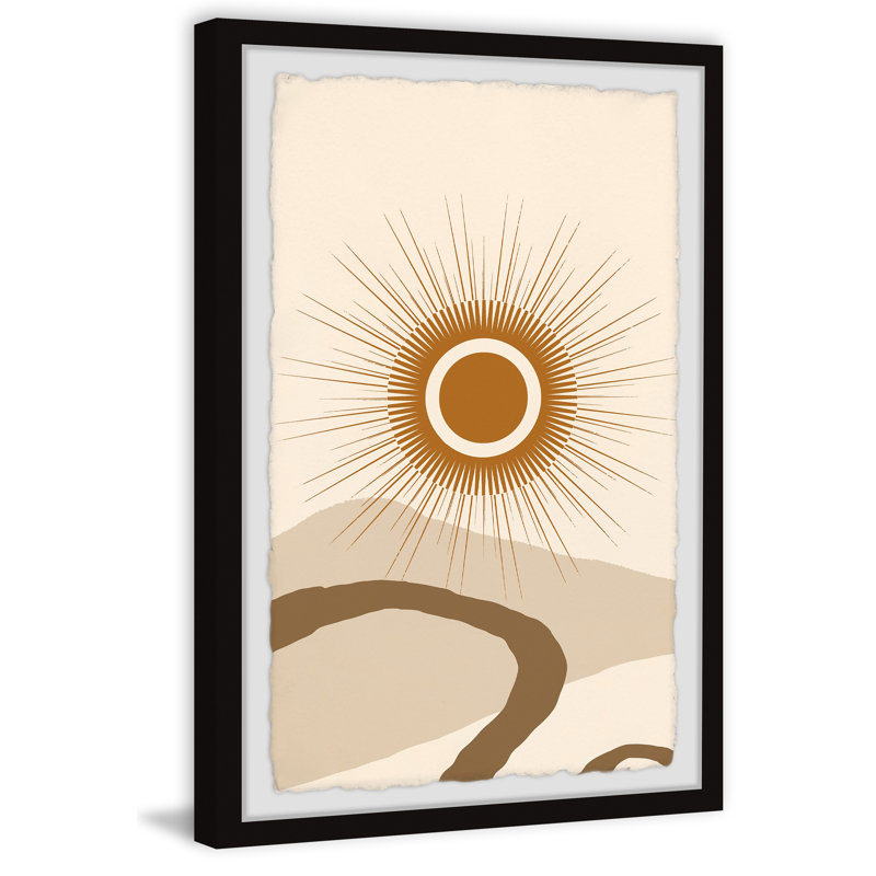 Arching Channel - Single Picture Frame Painting, 30cm H x 20cm W x 3.81cm D