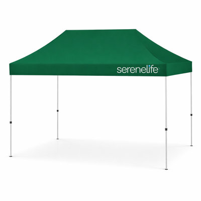 SereneLife Pop Up Canopy Tent 10x20 - Commercial Instant Shelter Foldable/Collapsible Sun Shade Canopy Pop Up Tent w/Waterproof Tent Top, Portable Car