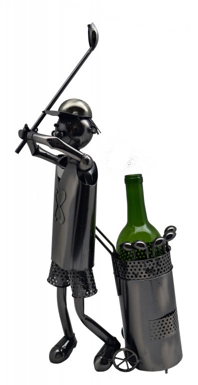 Tabletop Wine Bottle Rack in Silver