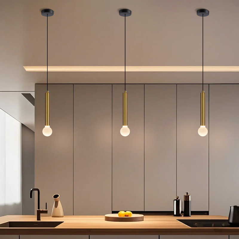 Luminaire suspendu 1 lumière pour îlot de cuisine 1 chambre
