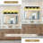 5-light Vintage Vanity Light With Tulip Green Glass Shades - Bathroom Armed Wall Sconce For Bedroom, Kitchen, Living Room & Washroom-1817673373-1817673362-1817673360