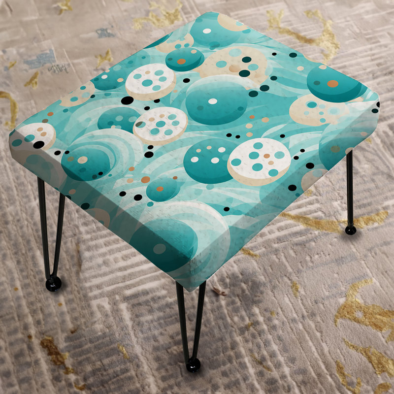 Dreams Polka Dots Pattern - Polka Dots Rectangle Ottoman