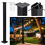 Barre d'angle 36 po en acier noir Yescom-130187027