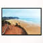 «Tranquil Coastline with Waves», reproduction de photo sur toile tendue encadrée-26684560