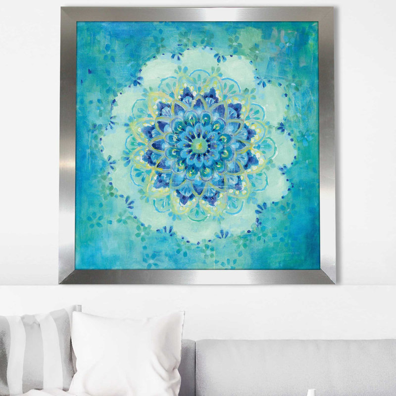 Coastal Jewels - Peinture, Encadrement argenté, H 25,5 po x l 25,5 po x P 1 po