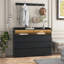 Commode double 51 tiroirs de 51,18 po de largeur avec lumières à DEL RVB-106754650