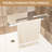 54" Wide 72" High Double Sliding Shower Door With Aluminum Frame, 1/4" Tempered Glass, - Shatter Film, Dual Stainless Steel Handles, Reversible Install, Adjustable Width, Waterproof Design, Easy To-119009803
