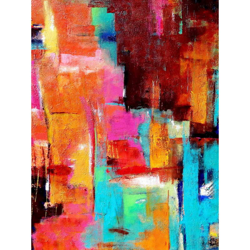 «Afterglow» par Elizabeth Chapman - peinture encadrée, H 31,25 po x l 25,25 po