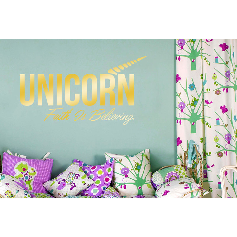Wall Decal, Medium, Shiny Gold