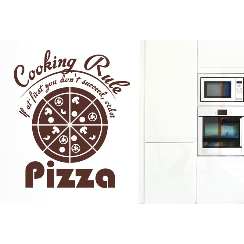 Food & Beverage Wall Decal, Brown