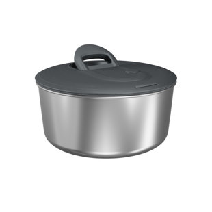 Zyliss Easy Spin Salad Spinner Stainless Steel Large