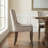 Chic Mid-Century Dining Chair Set(Set Of 2) - High Back Support, Solid Wood Frame, Bronze Accents-1431293428