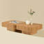Ensemble de 2 pièces de table basse carrée 31,5 pouces Handcraft-125538201