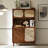 Modern Solid Wood Sideboard with Rattan Accent