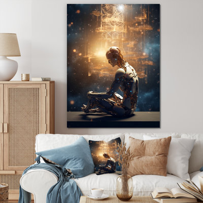 A.I. «Robot Vision I» sur toile