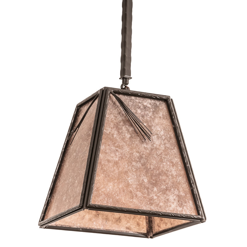 Luminaire suspendu à 1 lumière Freerich, H 13 po x l 12 po x P 12 po