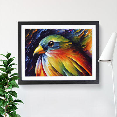 Bird Painting Vol.2 Abstract - Single Picture Frame Print