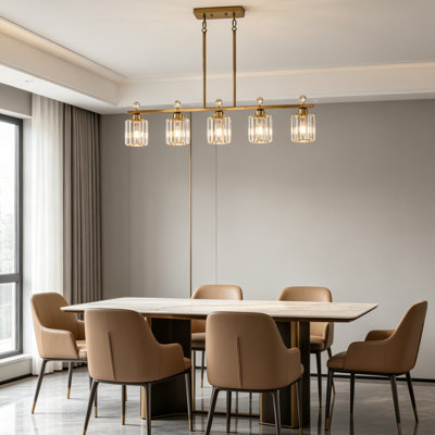 Modern Crystal Chandelier Pendant Light