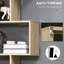 HOMcom H 75,5 "H Bibliothèque 6 tablettes