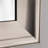 Gueye Brushed Nickel Framed Transitional Wall Mirror - 28x34"