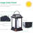 8.3'' Solar Powered Integrated LED Square / Rectangular Lantern