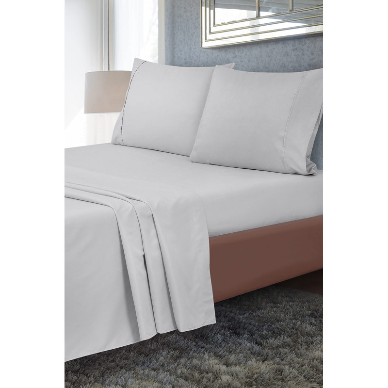 Ensemble de 2 ensembles de literie Royale Linens | Feuilles supérieures | Microfibre douce | Infroissable et résistant aux taches | pour table de massage dortoir hôpital | Vendu séparément