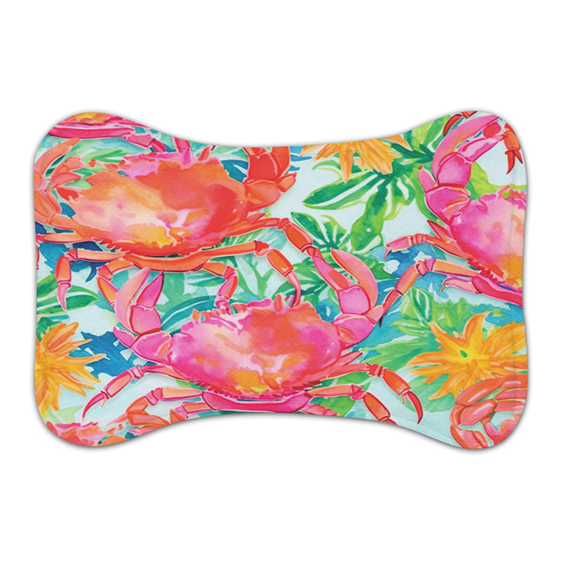 Tapis tropicales - tapis d'alimentation en os 1 pièce, Moyen (18 po)